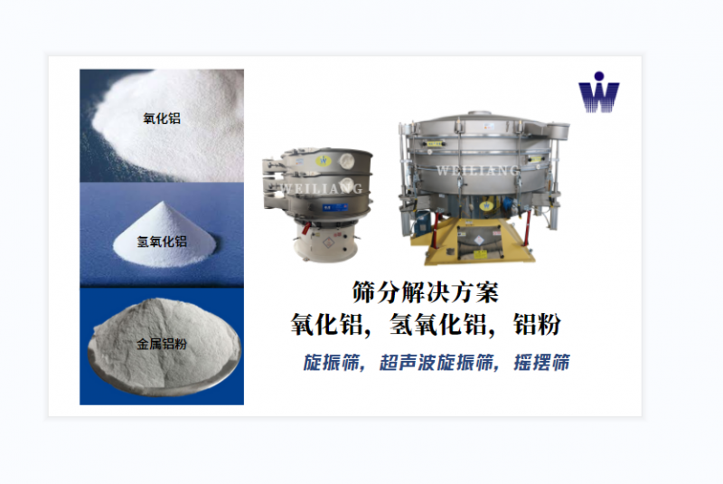 氧化鋁、氫氧化鋁、金屬鋁粉篩分案例